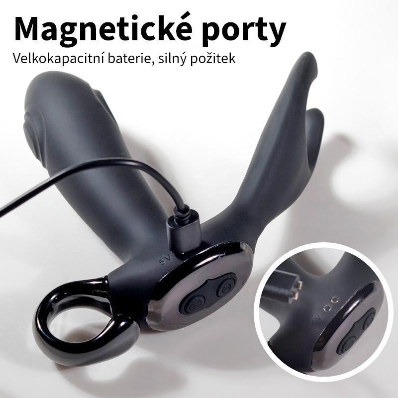 BASIC X Bump stimulátor prostaty černý