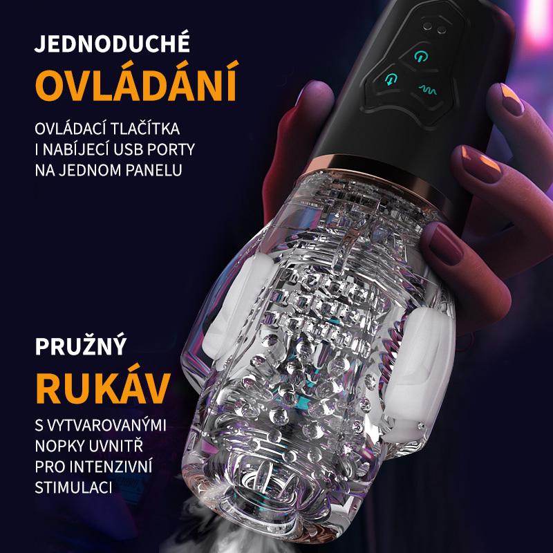 BASIC X Elias vibrační masturbátor