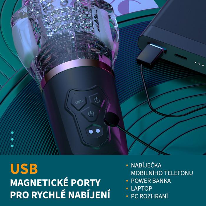 BASIC X Elias vibrační masturbátor