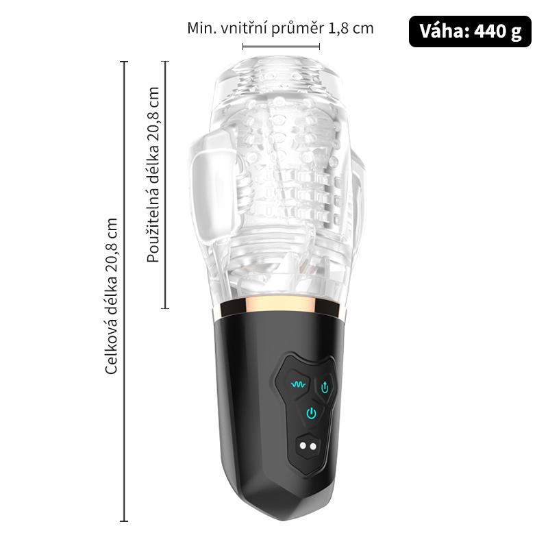 BASIC X Elias vibrační masturbátor