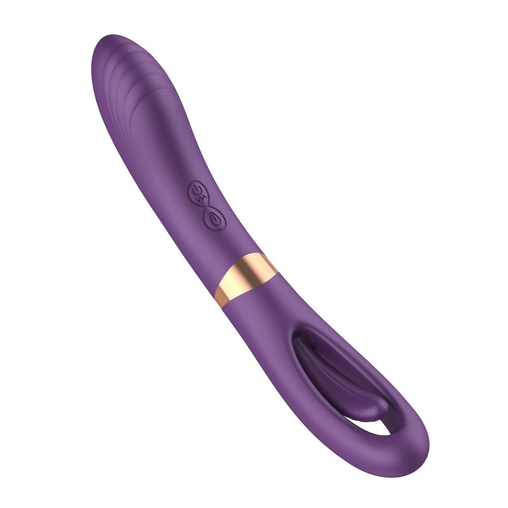 BASIC X Lisa oboustranný vibrátor fialový