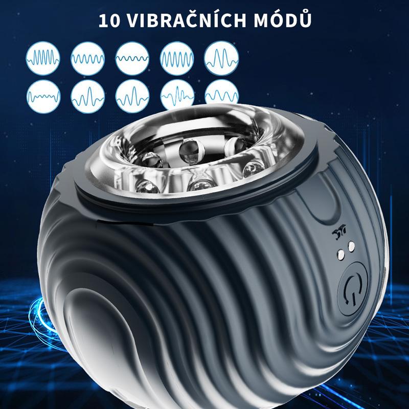 BASIC X vibrační masturbátor modrý - Image 3
