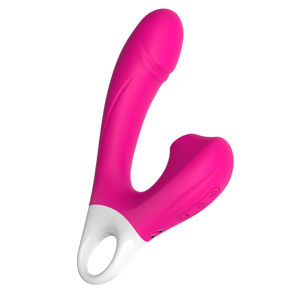 Romant Lili stimulátor klitorisu a vibrátor 2v1 růžový