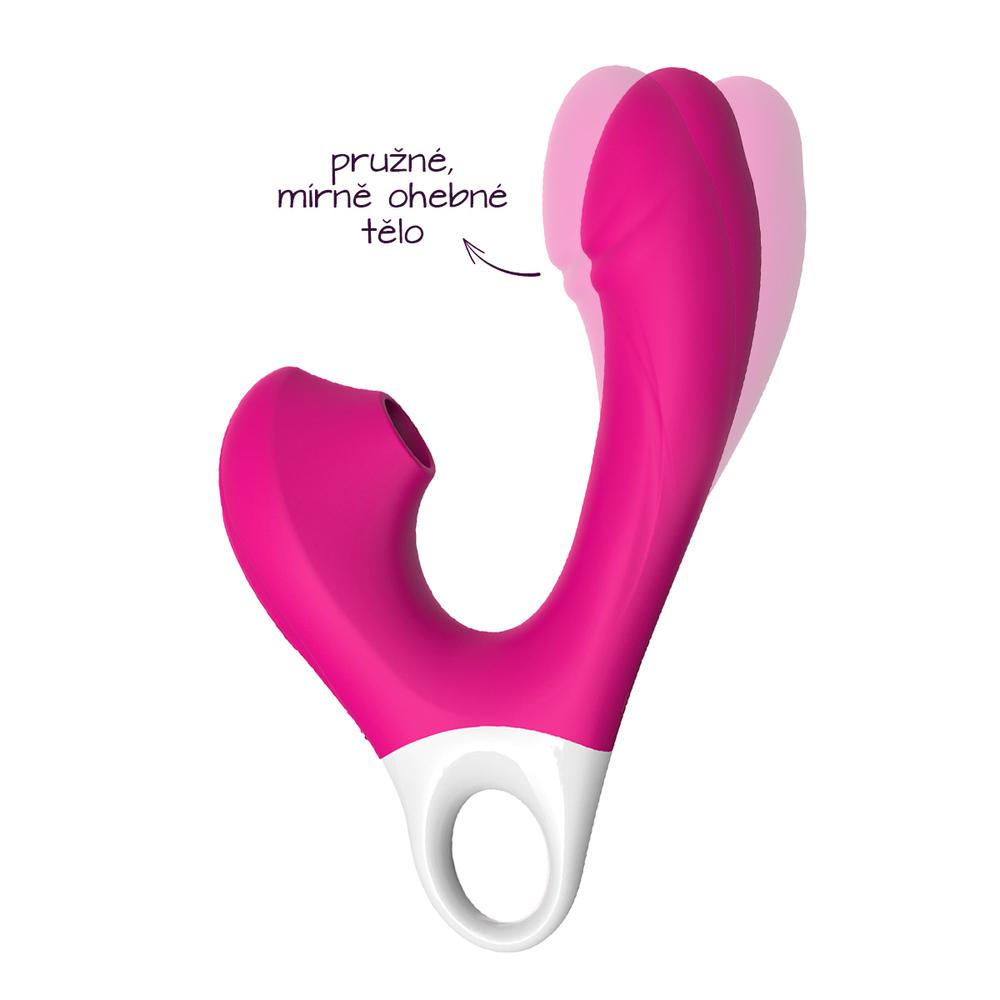 Romant Lili stimulátor klitorisu a vibrátor 2v1 růžový - Image 4
