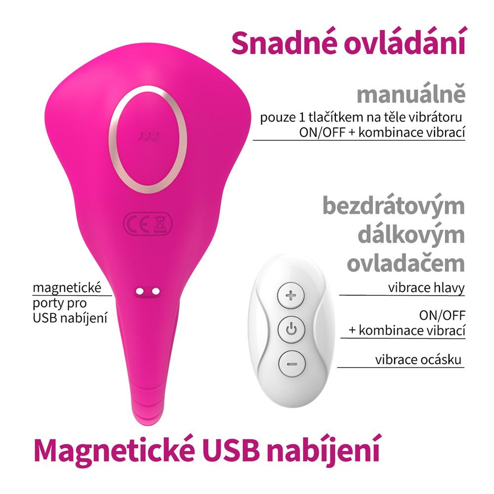 Romant Angelina párový vibrátor růžový - Image 5