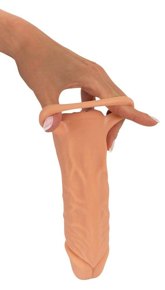 Nature Skin 2v1 Návlek na penis a masturbátor 24 cm - Image 4