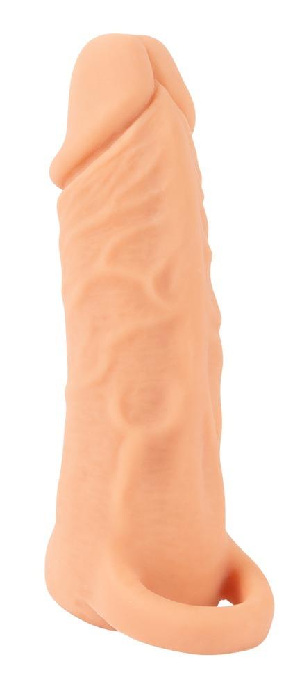 Nature Skin 2v1 Návlek na penis a masturbátor 18,5 cm