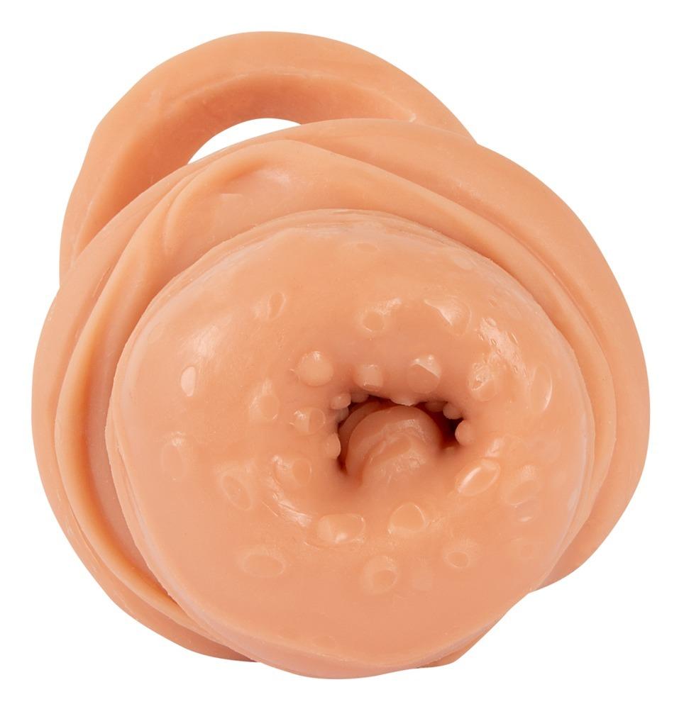 Nature Skin 2v1 Návlek na penis a masturbátor 18,5 cm - Image 4