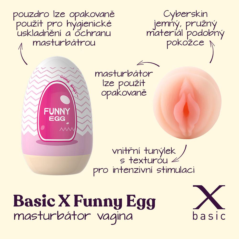 BASIC X FUNNY EGG masturbátor vagina IV. - Image 2