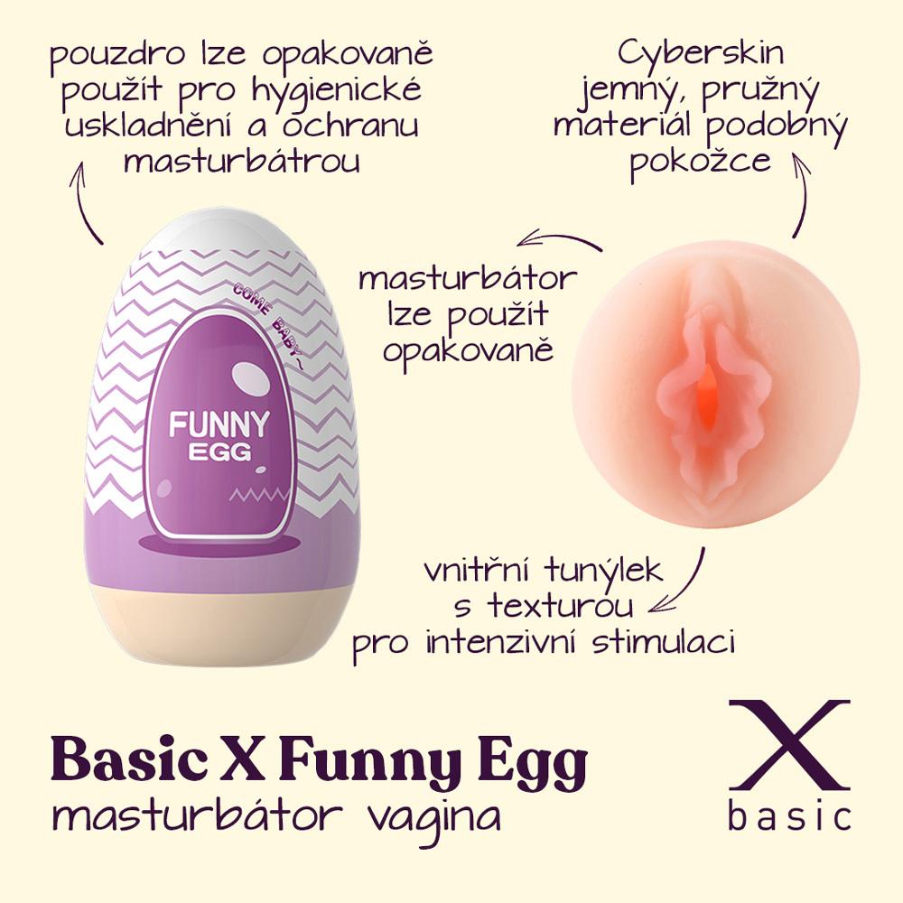 BASIC X FUNNY EGG masturbátor vagina III. - Image 2