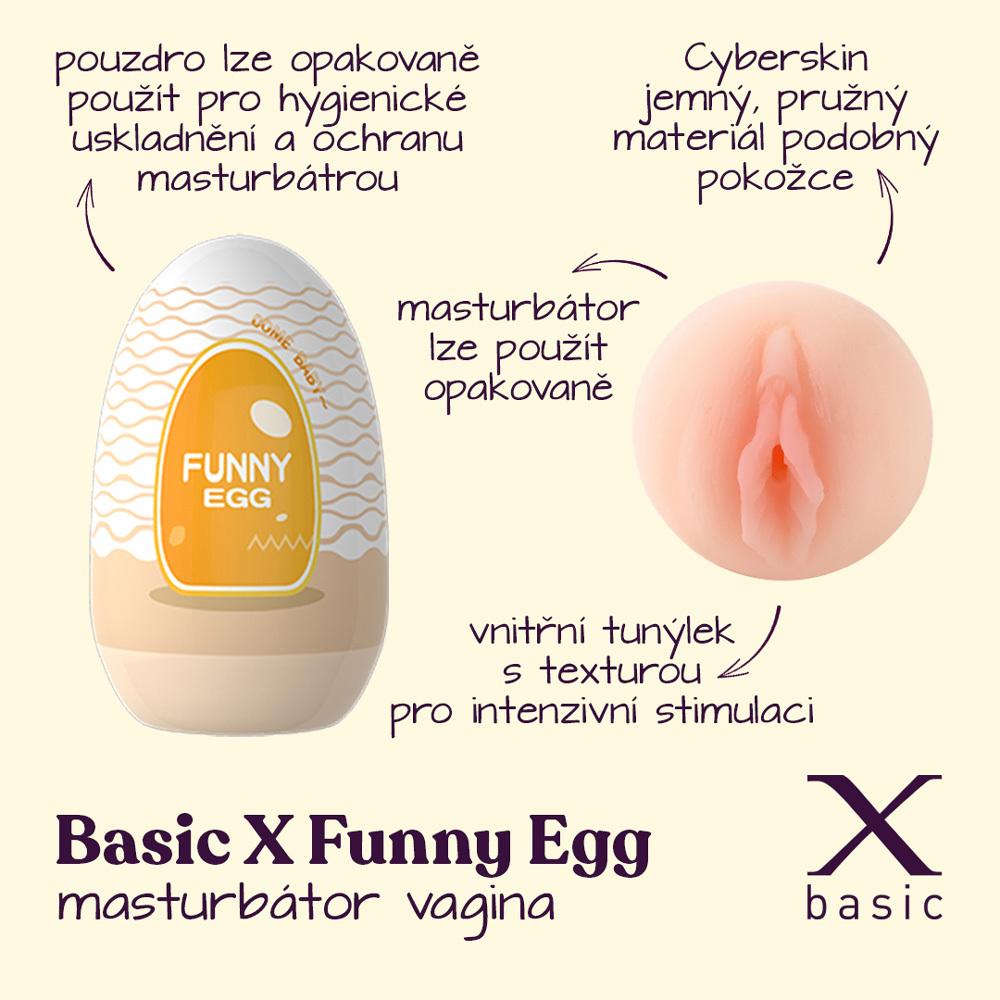 BASIC X FUNNY EGG masturbátor vagina I. - Image 2