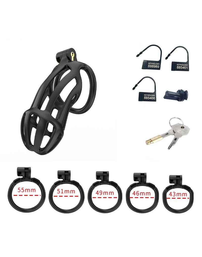 P-CAGE PC02 Klec na penis S – černá