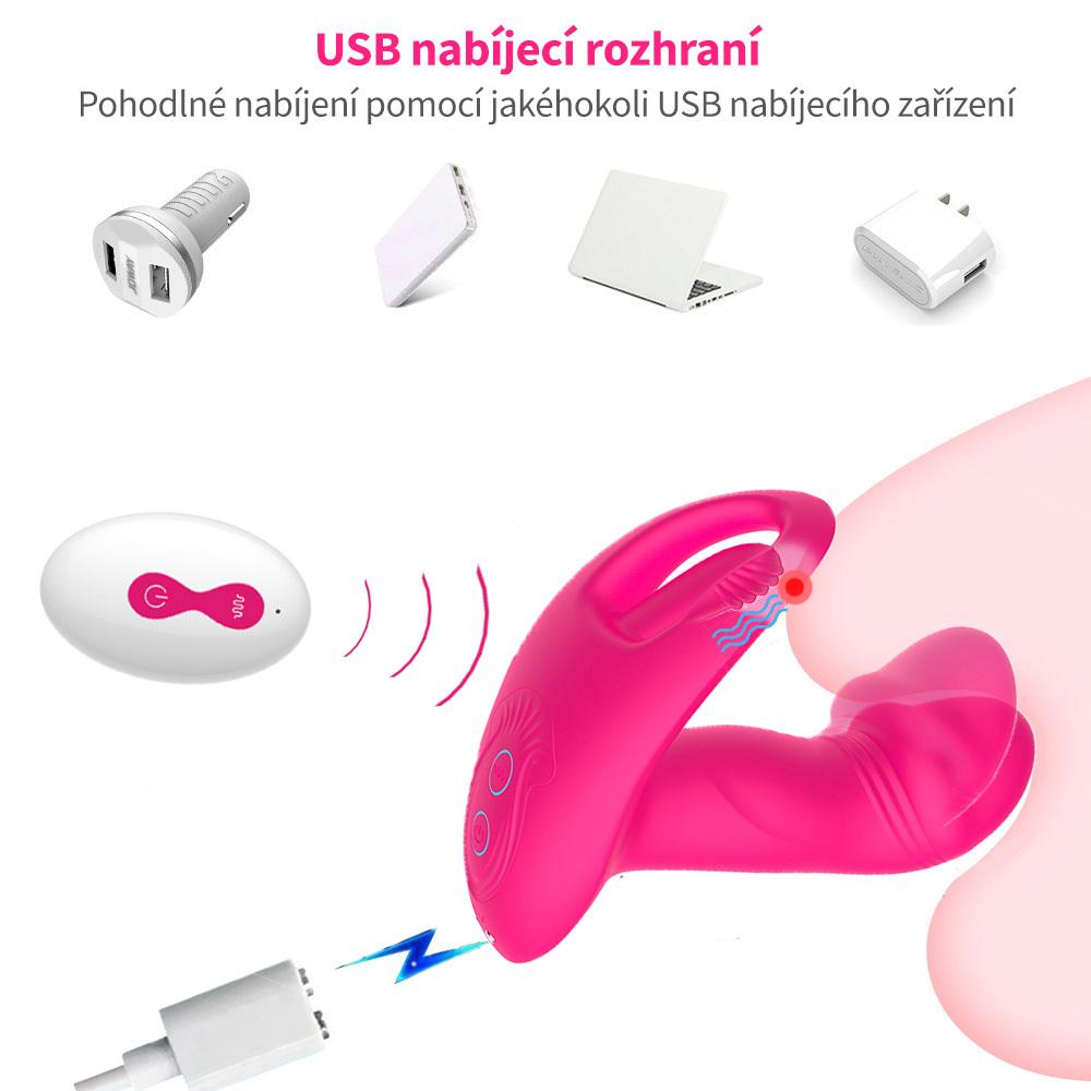 BASIC X vibrátor do kalhotek růžový - Image 6