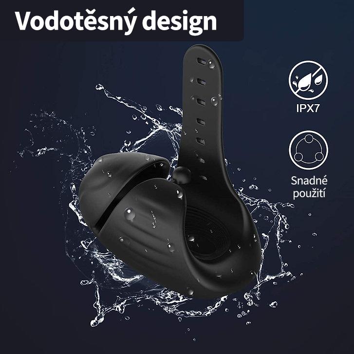 BASIC X Bobby 2 APP vibrační masturbátor s nastavitelným průměrem černý