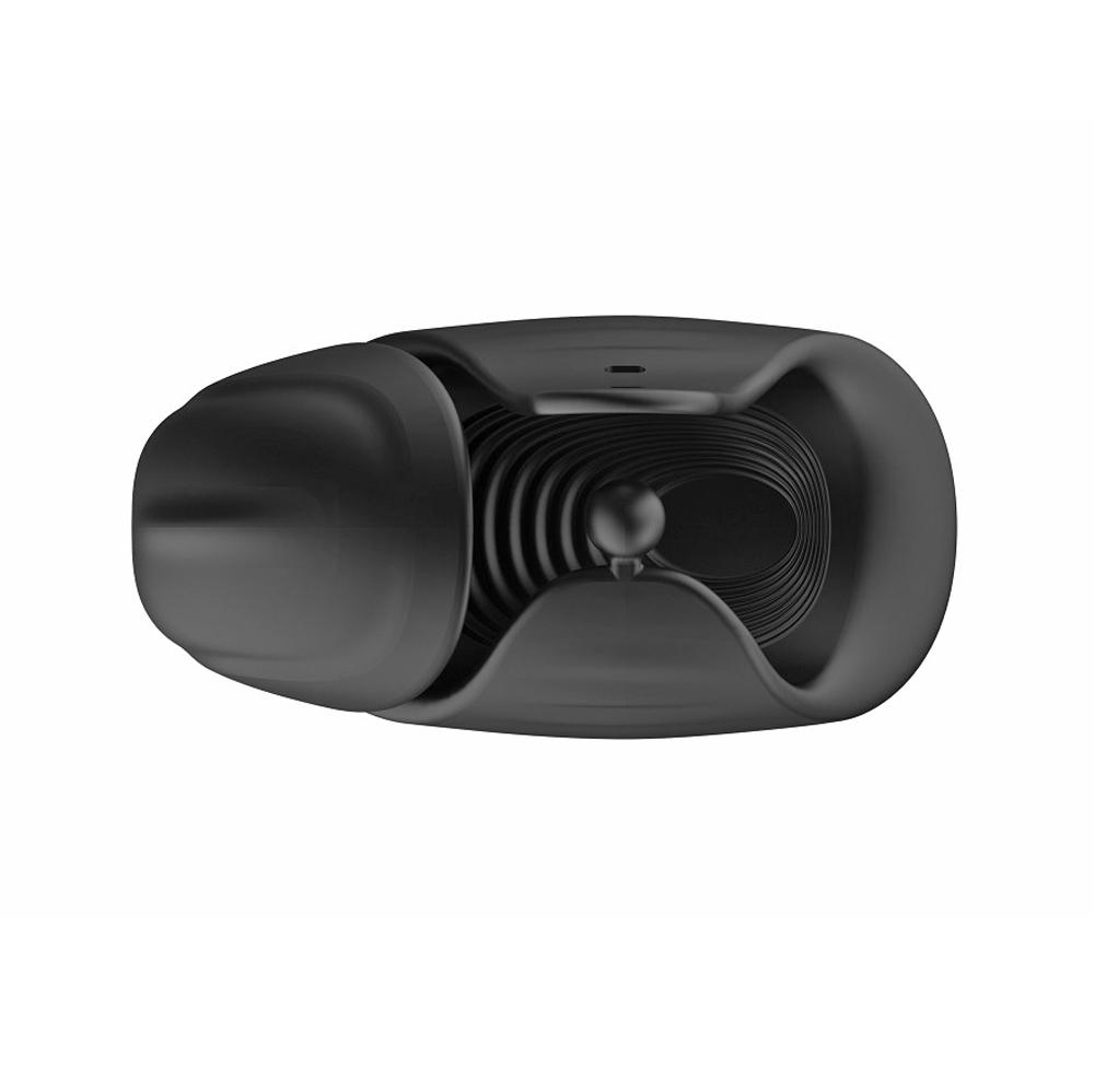 BASIC X Bobby 2 APP vibrační masturbátor s nastavitelným průměrem černý