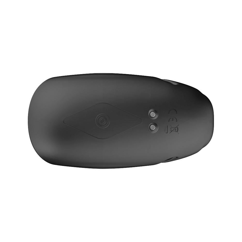 BASIC X Bobby 2 APP vibrační masturbátor s nastavitelným průměrem černý