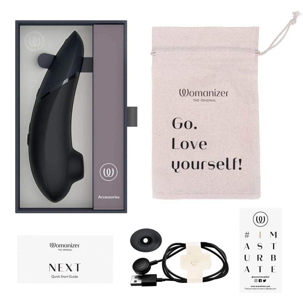 Womanizer Next stimulátor klitorisu - Black - Image 4