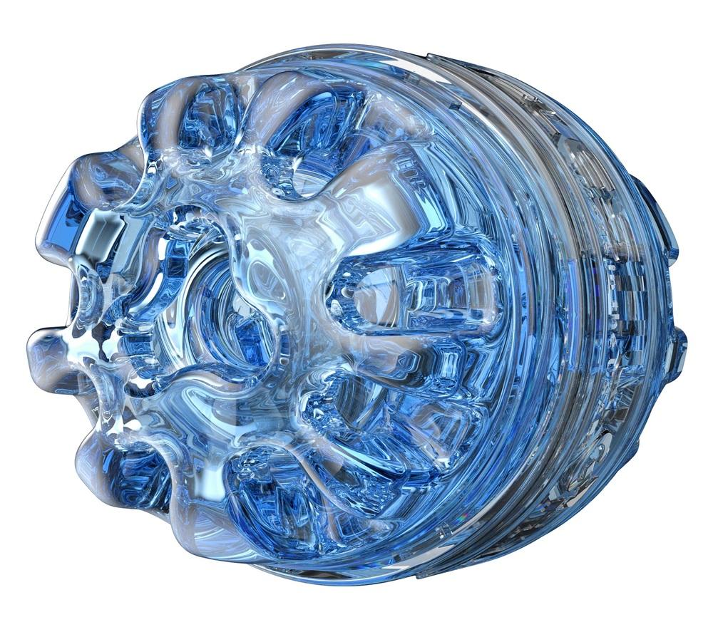 Fleshlight Quickshot Turbo Blue Ice - revoluční masturbátor