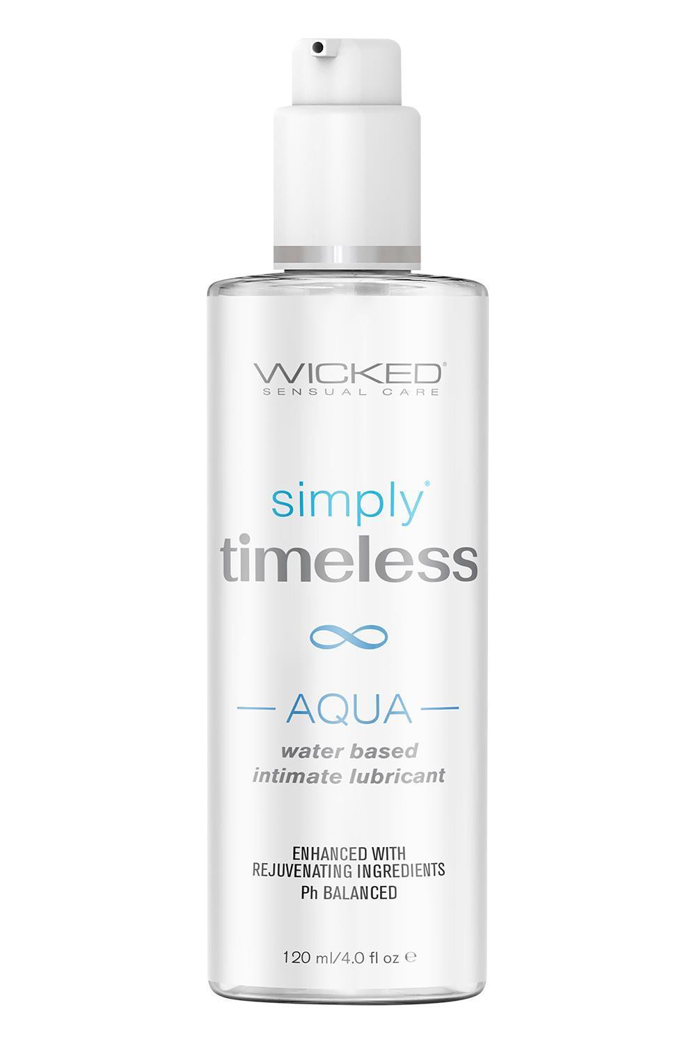 Levně WICKED Simply Timeless Aqua lubrikační gel 120 ml