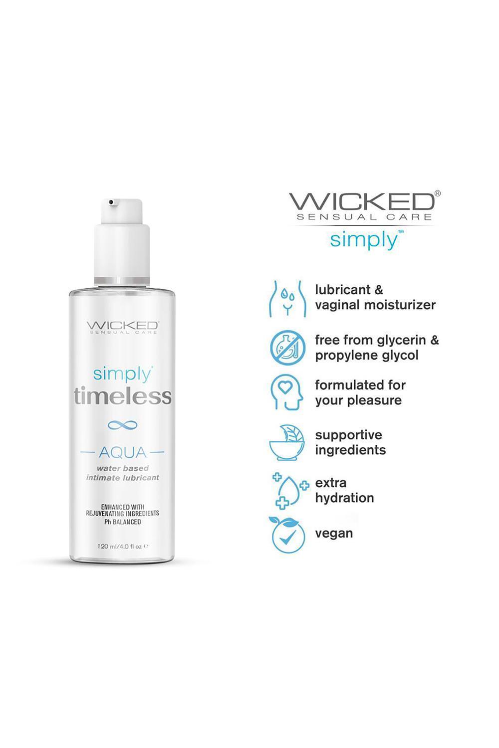 WICKED Simply Timeless Aqua lubrikační gel 120 ml - Image 3