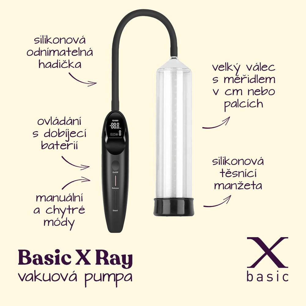 BASIC X Ray elektronická vakuová pumpa pro muže - Obrázek 2