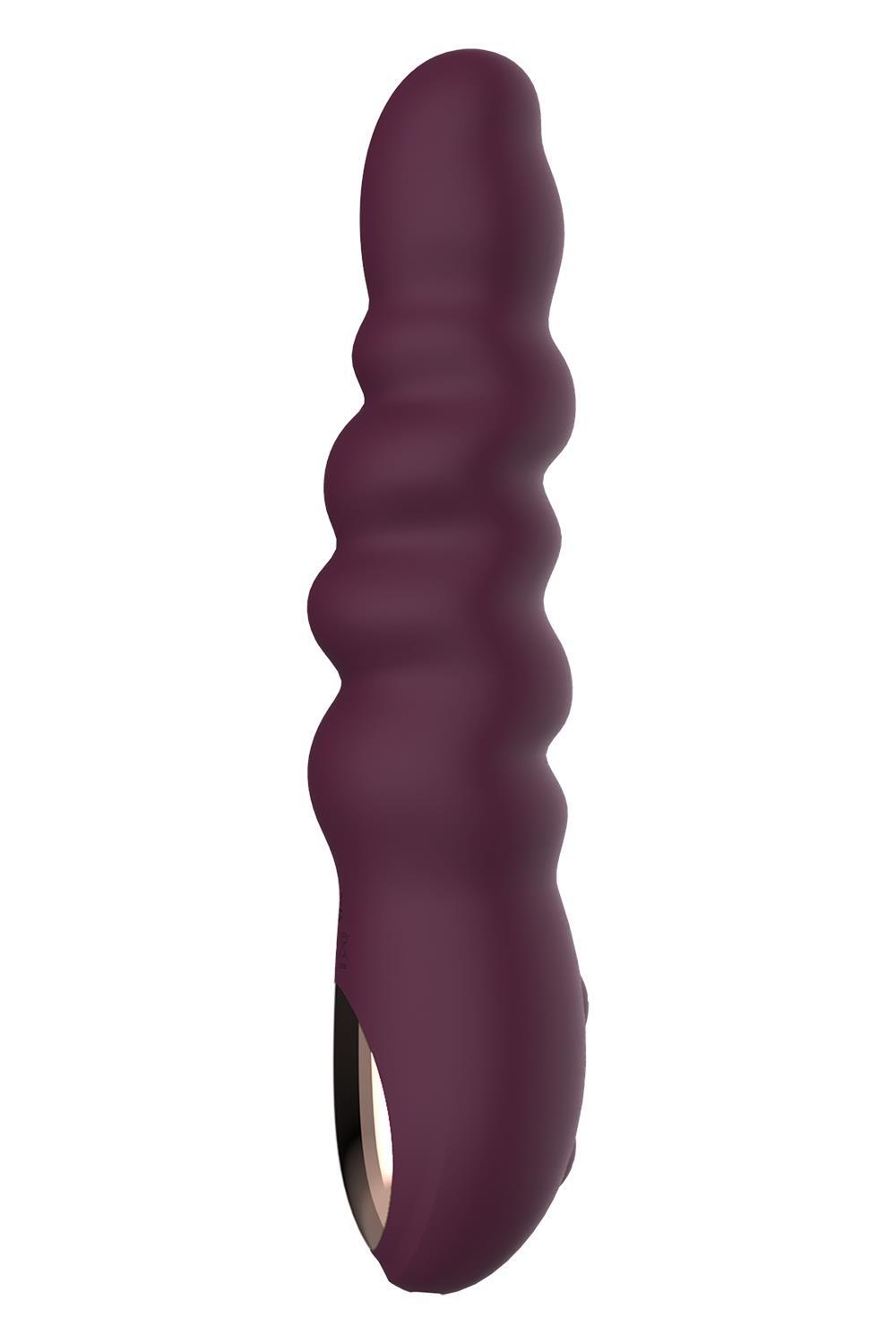 Levně Dream Toys Essentials Ribbed Power Vibe Purple