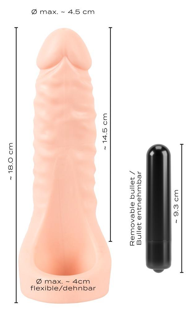 RealistiXXX Double Fucker Dildo s vibrační patronou - Image 7