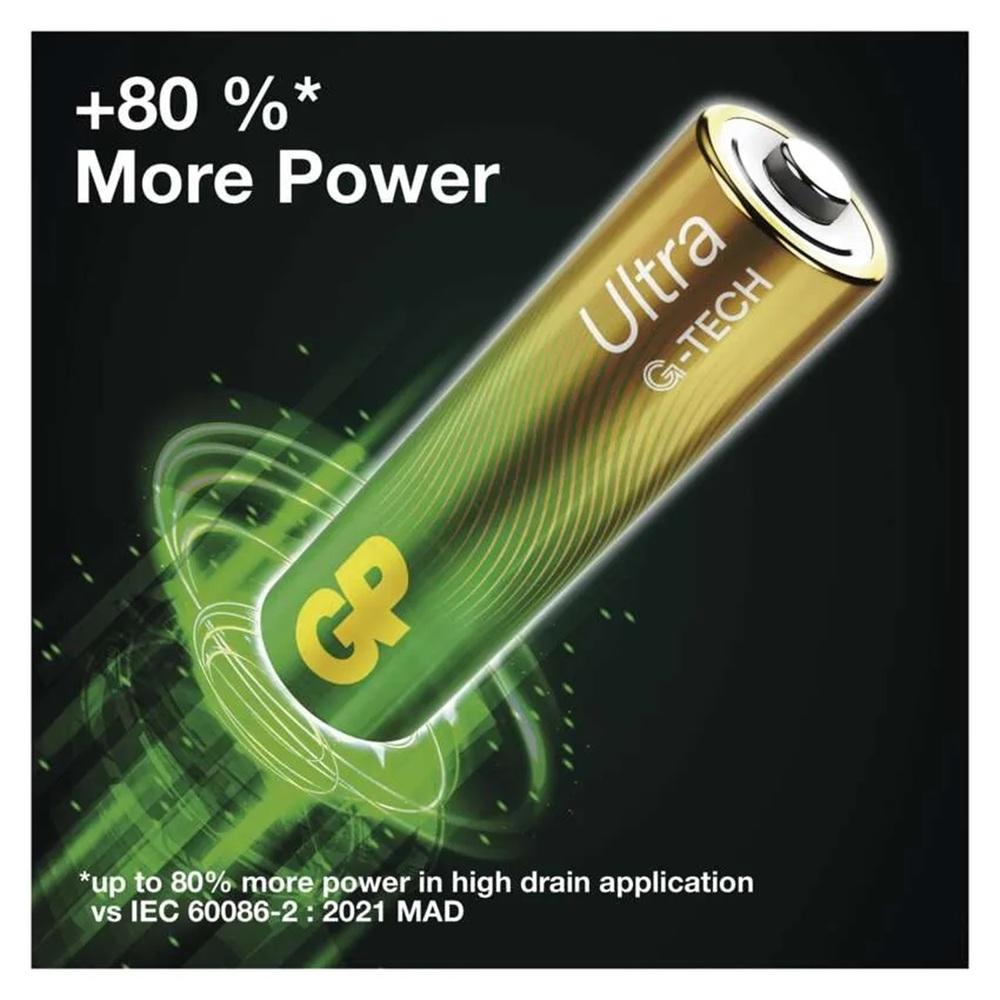 GP Ultra - alkalická baterie AAA 4 ks - Image 3