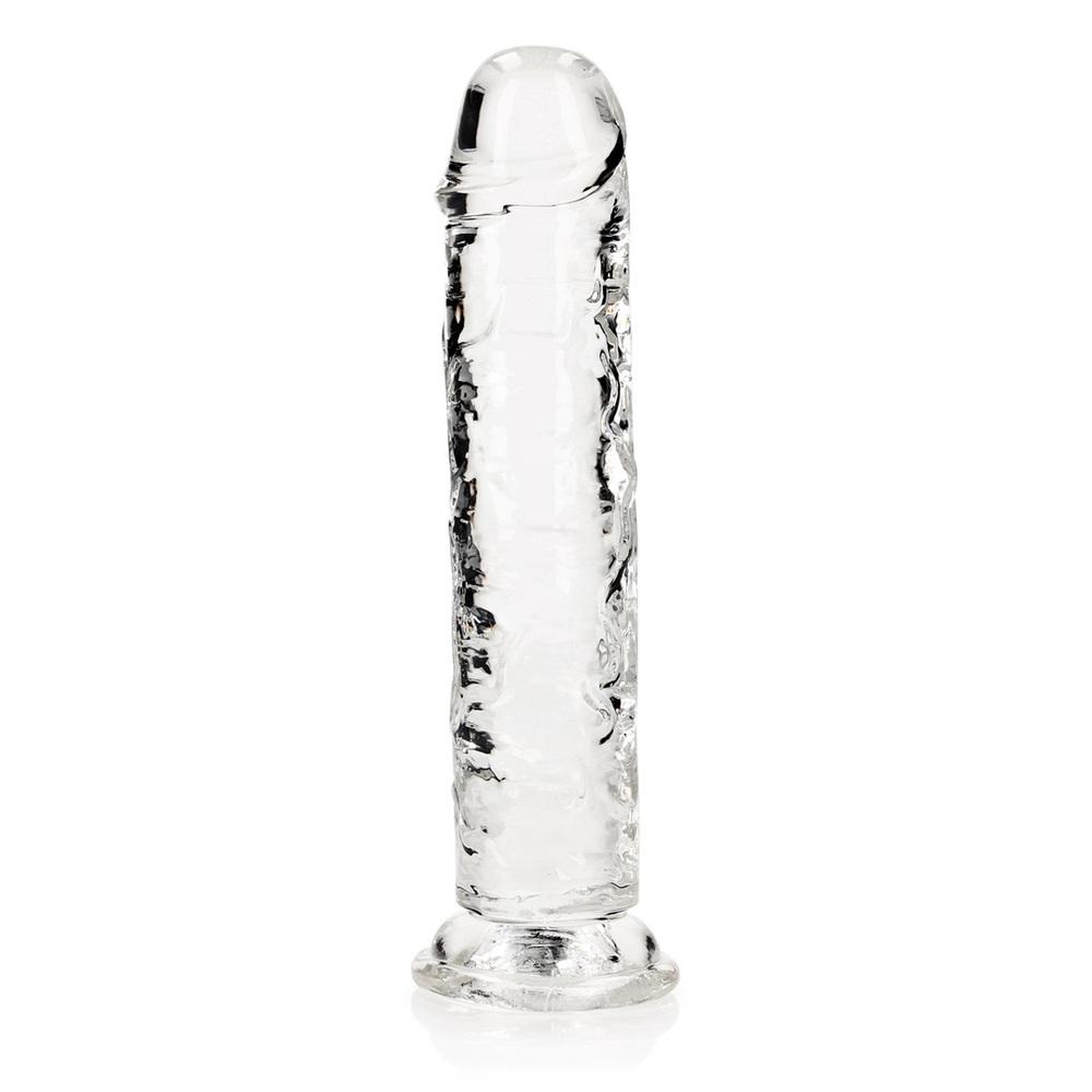 Realrock Realistické dildo s přísavkou 22 cm - transparentní - Image 5