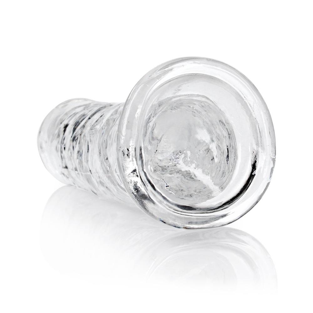 Realrock Realistické dildo s přísavkou 22 cm - transparentní - Image 3