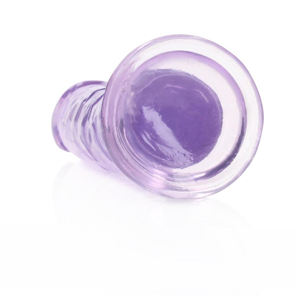 Realrock Realistické dildo s přísavkou 15,5 cm - fialové - Image 3