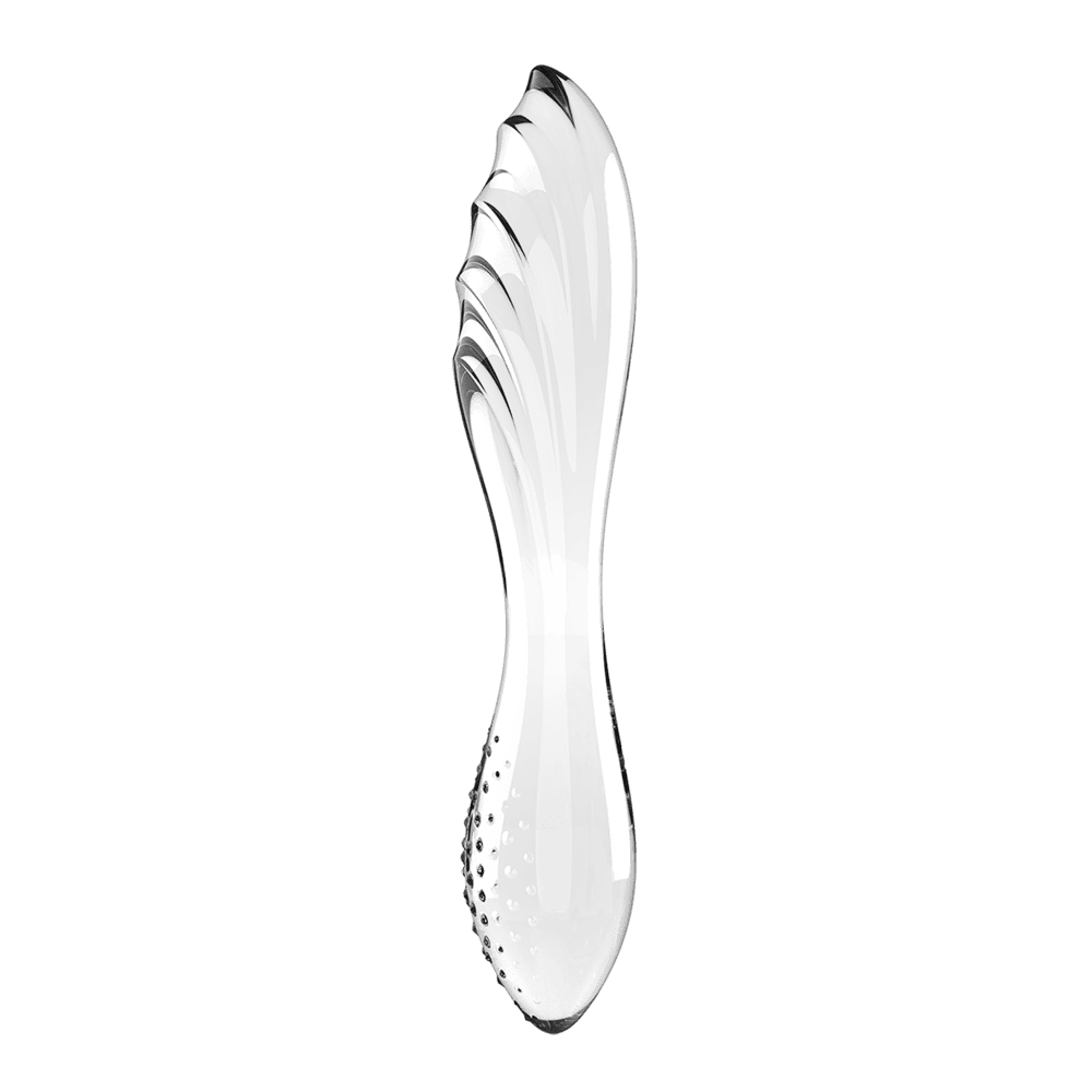 Satisfyer Dazzling Crystal 1 oboustranné skleněné dildo - transparentní - Obrázek 3