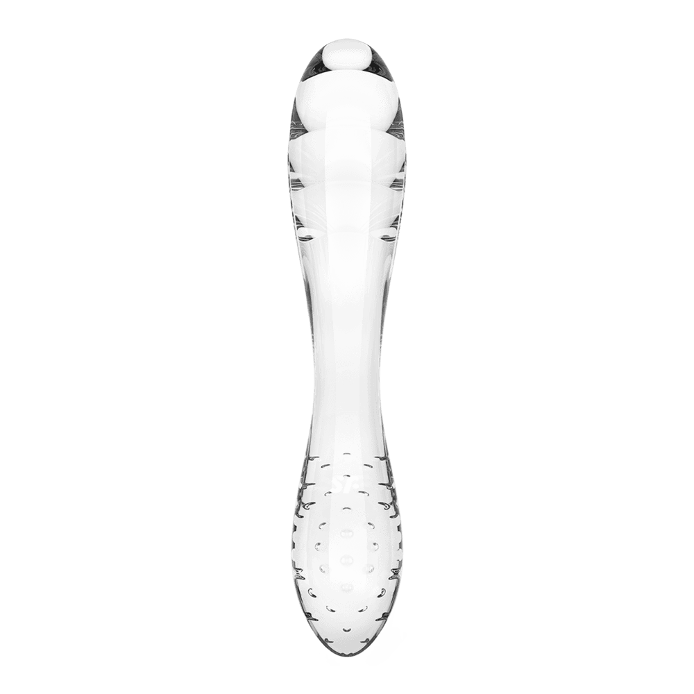 Satisfyer Dazzling Crystal 1 oboustranné skleněné dildo - transparentní - Obrázek 4