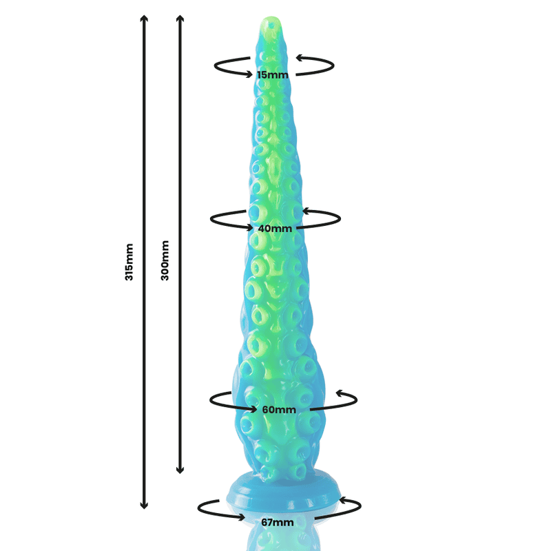 EPIC Scylla fluorescent dildo - Large size - Image 3