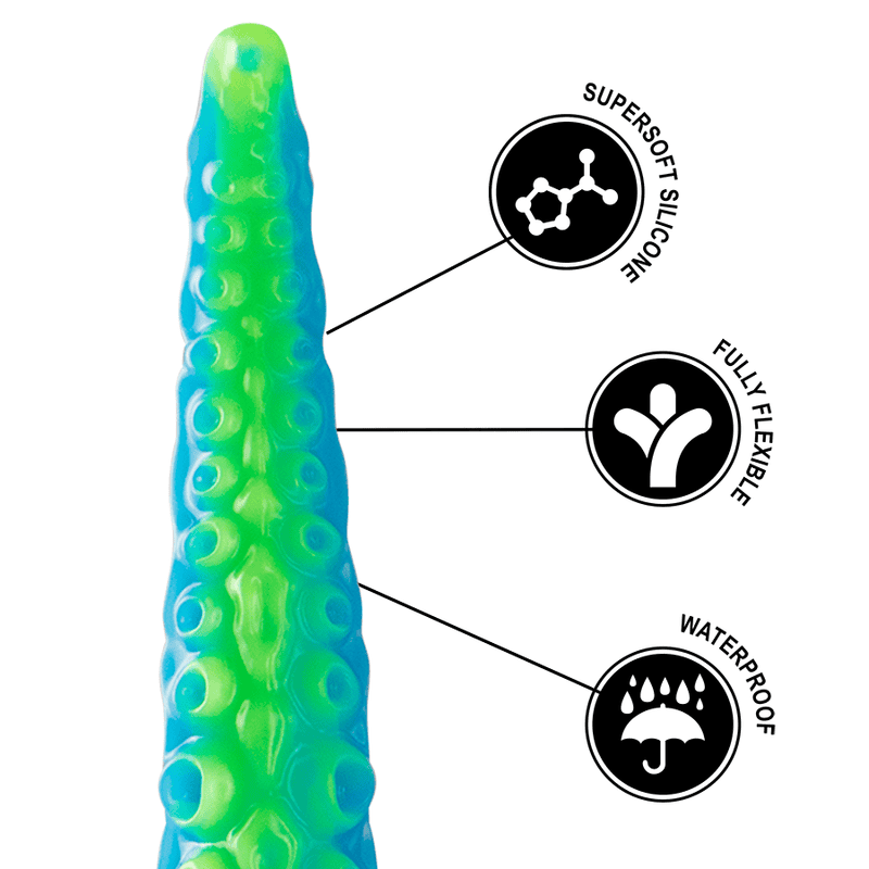 EPIC Scylla fluorescent dildo – Large size