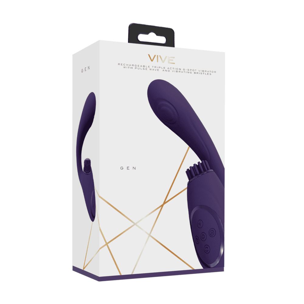 VIVE Gen G-Spot vibrátor a stimulátor klitorisu - Purple - Image 4