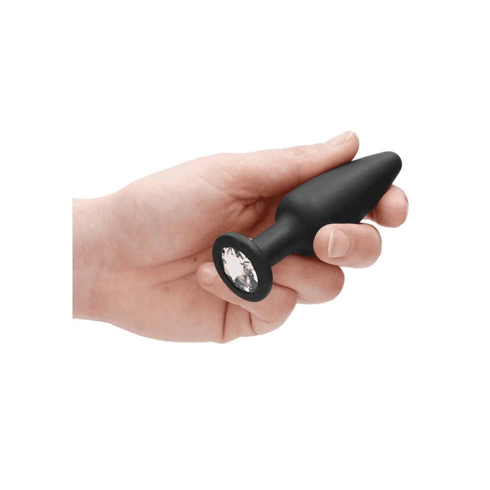 OUCH! Kuželovitý anální kolík s kamínkem