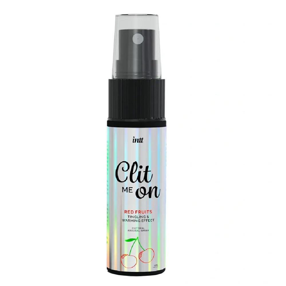 intt Clit me on tekutý vibrátor s hřejivým účinkem - Red fruits 12 ml