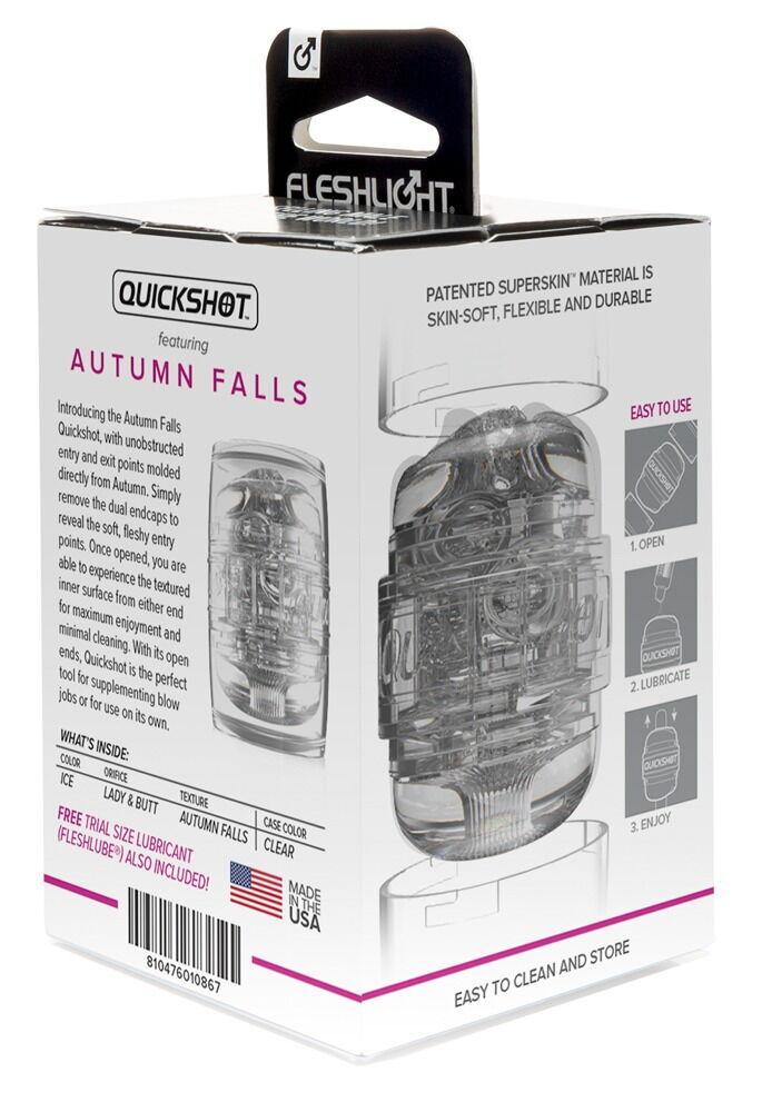 Fleshlight Quickshot Autumn Falls masturbátor vagína a anál (obrázek 9)