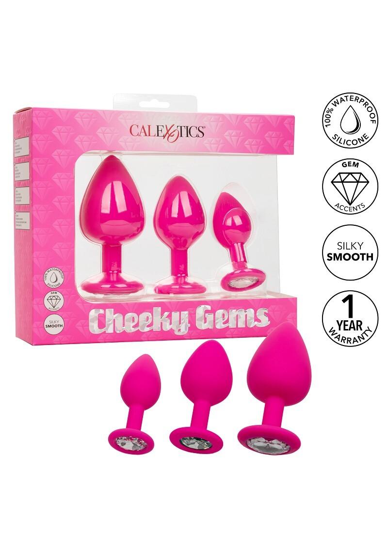 Cheeky Gems sada análních kolíků - růžová - Image 4