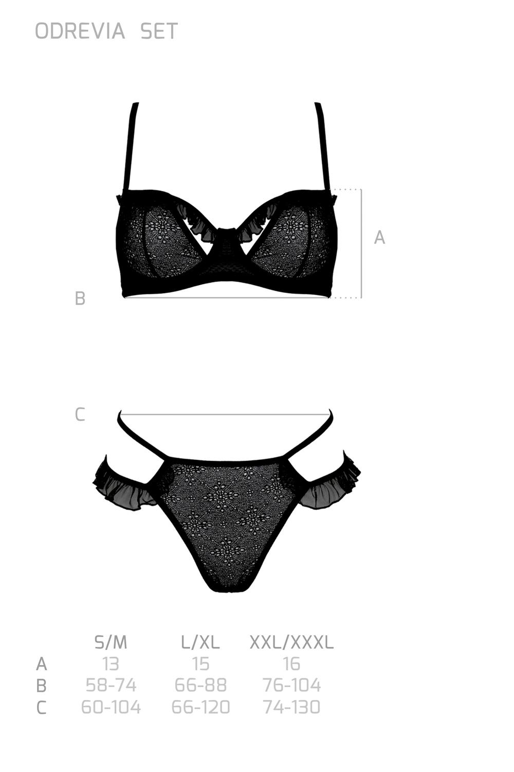 Avanua Set Odrevia - černý: S/M - Image 3