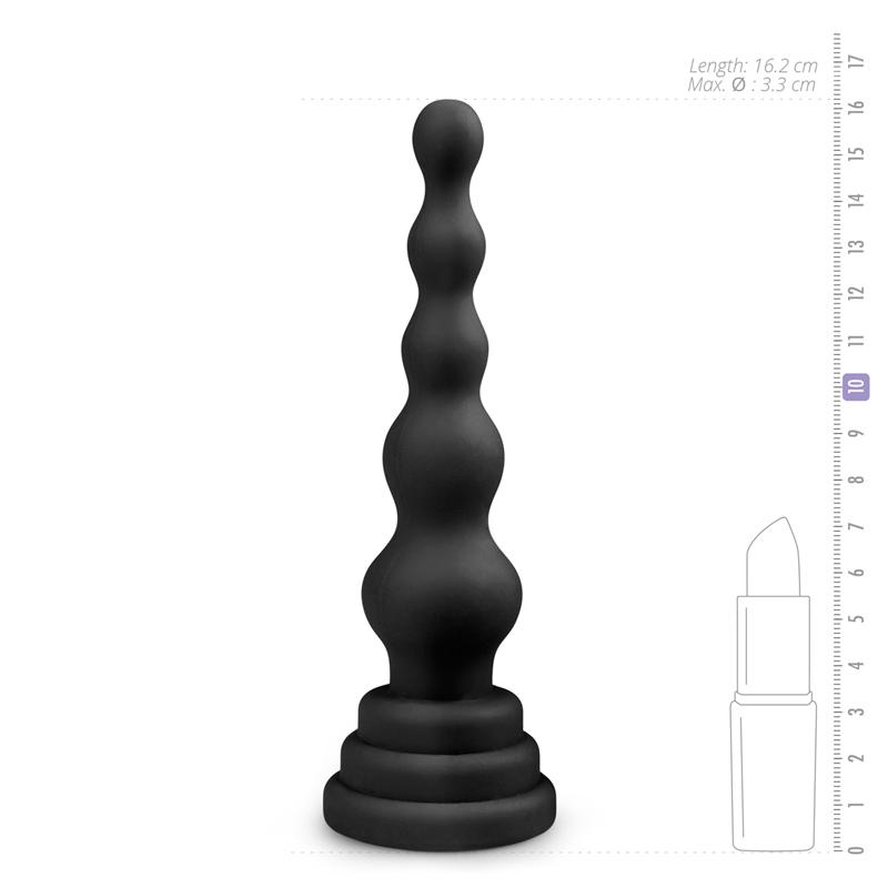 EasyToys Anální korále - černé - Image 4