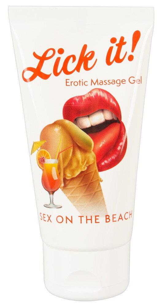 Lickt it! Lubrikační a masážní gel Sex on the Beach 50 ml