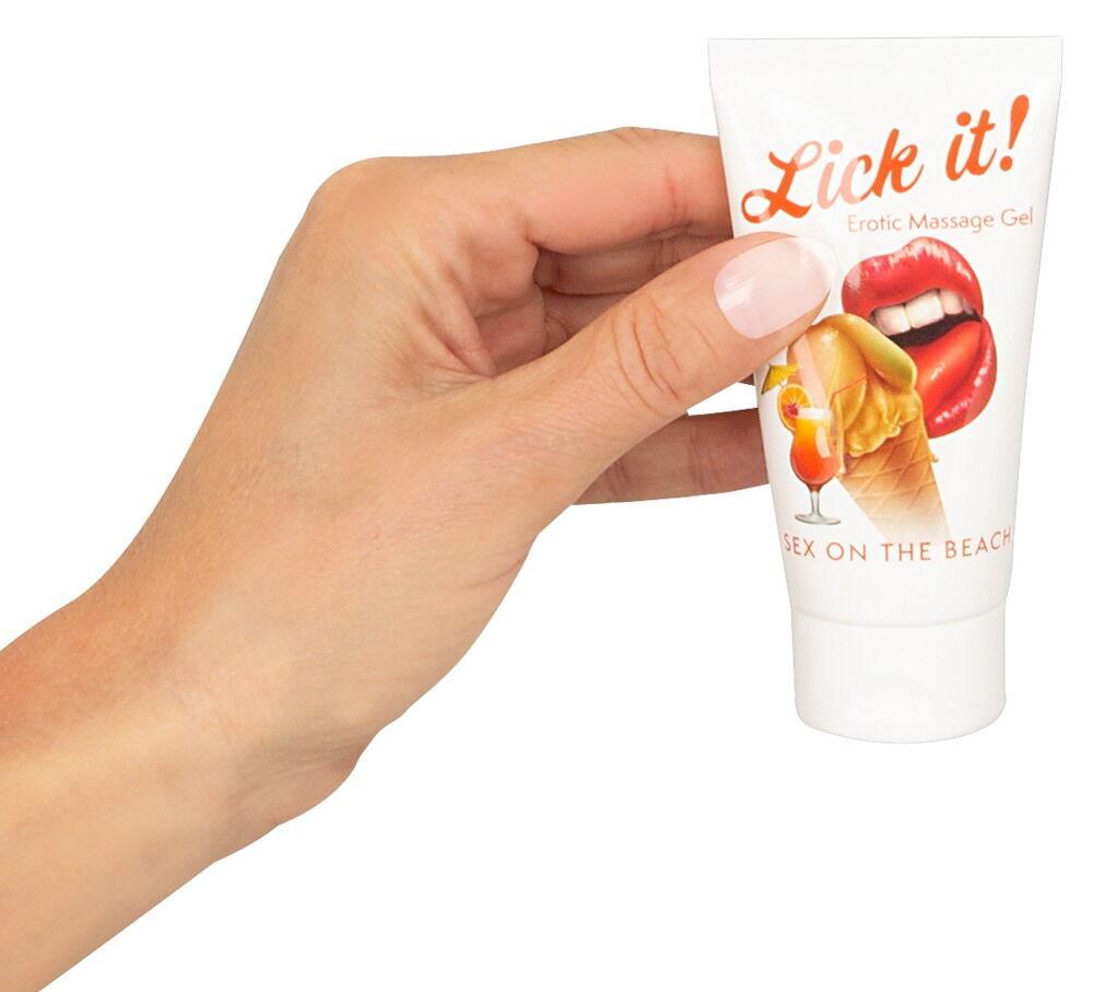 Lickt it! Lubrikační a masážní gel Sex on the Beach 50 ml