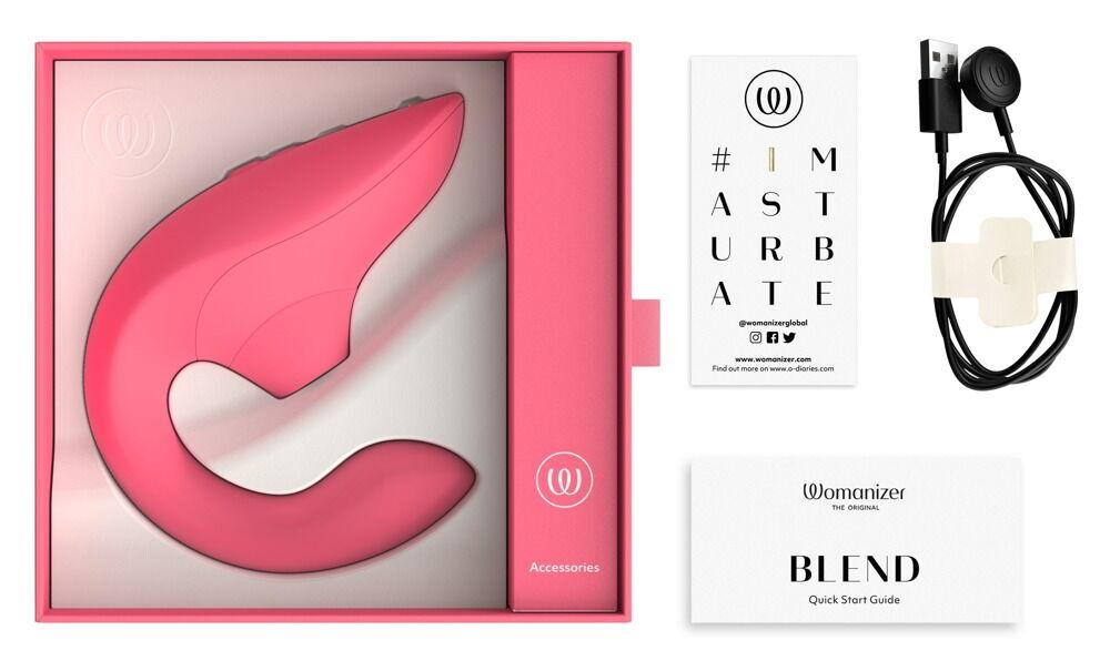 Womanizer Blend vibrátor a stimulátor klitorisu 2 v 1 – Vibrant Rose