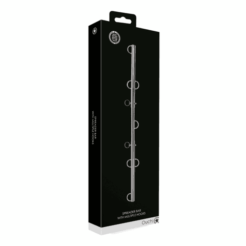 OUCH! rozpěrná tyč s očky 76,5 cm – stříbrná