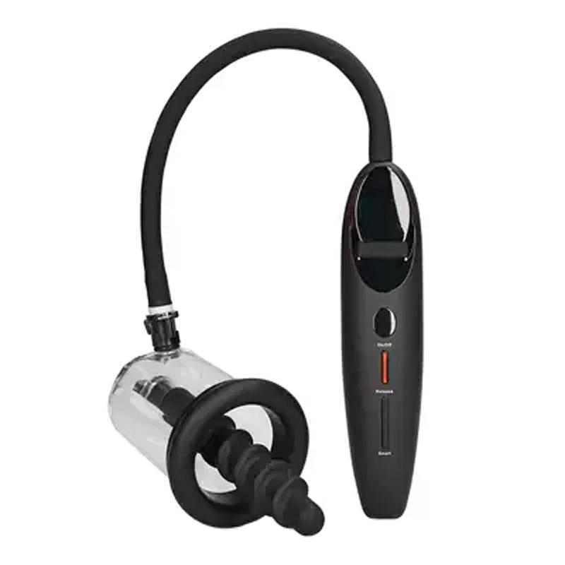 OUCH! automatická vakuová pumpa s análním kolíkem v černé barvě