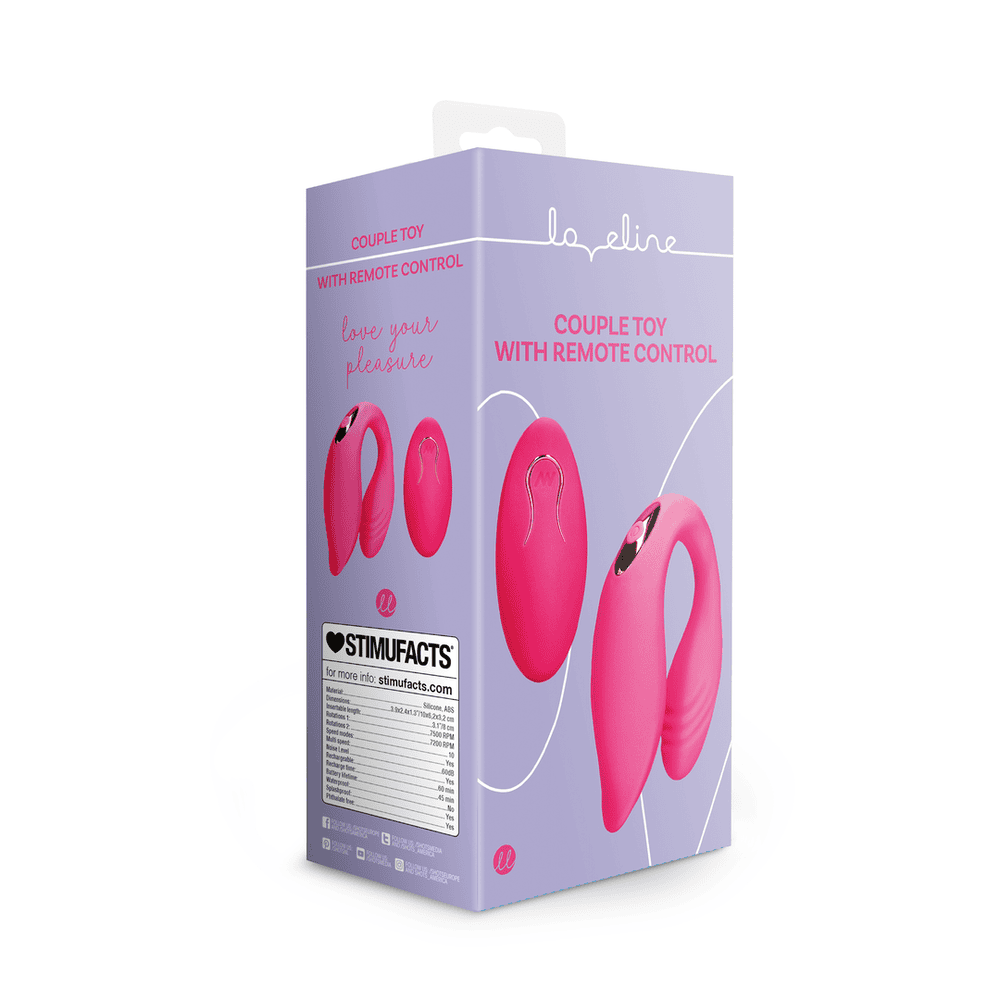 Loveline párový vibrátor - růžový (obrázek 8)