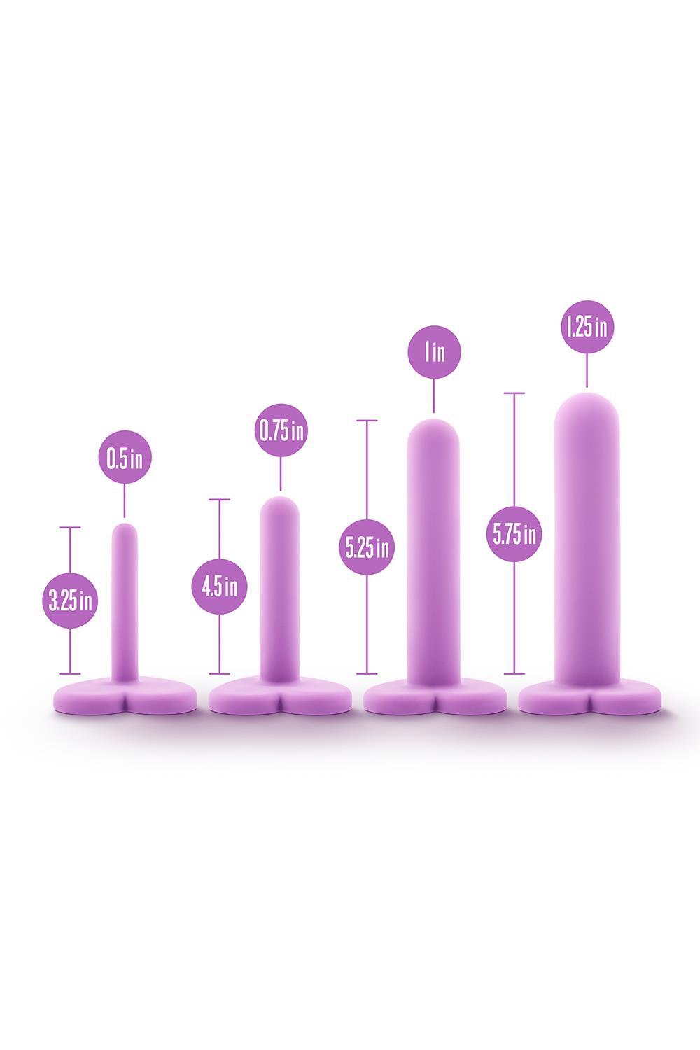 Wellness Set dilatátorů pro trénování svalů při vaginismu 4 ks (obrázek 8)