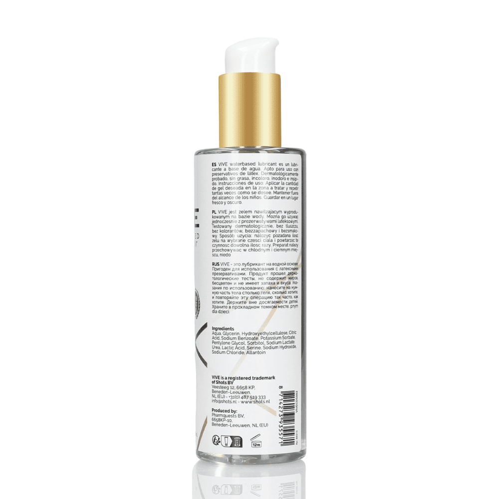VIVE Lubrikační gel 200 ml - Obrázek 3